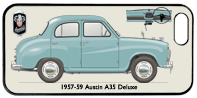 Austin A35 4 door Deluxe 1957-59 Phone Cover Horizontal